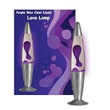 Purple Clear Lava Motion Lamp