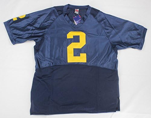 WEENKS Men's Charles Woodson 2 Michigan Wolverines College Football Jersey M Navy Blue
