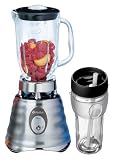 Osterizer 4127 Contemporary Classic Beehive Blender with Bonus Bandit Blend N Go, Brushed Chrome