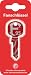 Dieser universal Schl�sselrohling,Schl�sselprofil im Fortuna D�sseldorf Design kann als 
Schl�sselanh�nger, oder als Zylinderschl�ssel verwendet werden.