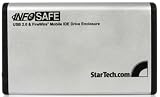 StarTech.com Portable 3.5 IEEE-1394a FireWire 400 and USB 2.0 Combo IDE Drive Case - Storage enclosure - ATA-133 - FireWire / Hi-Speed USB - silver