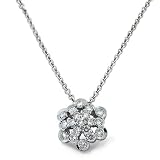 Beverley White Gold Diamond Pendant ( .80 Carat)