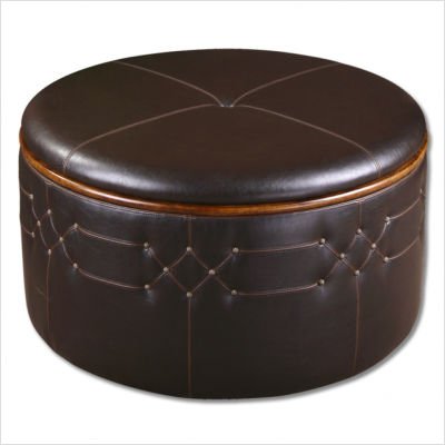 Brunner Storage Ottoman in Brown