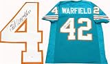Paul Warfield ''HOF 83'' Autographed/Hand Signed Miami Dolphins Jersey (JSA)