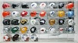 Pocket Pro Two-Bar Throwback Helmet Set with Display Case from Riddell