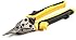 Capri Tools 40208 Aviation Tin Snips, 7", Straight, Yellow/Black