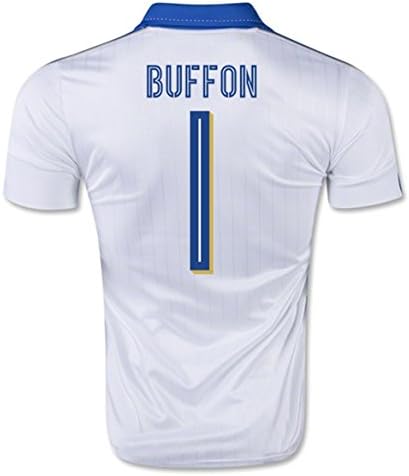 2016 UEFA Euro Italy Away 1 BUFFON Customized White men`s soccer Jersey SIZE L