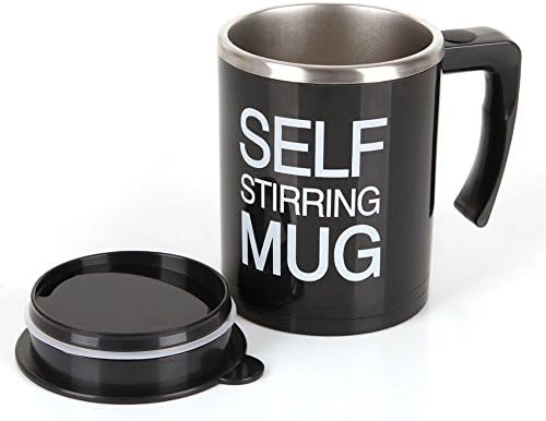 New Self Stirring Coffee Mug, 11.8 Ounces Cute & Funny, Best for Morning, Travelling, Men and Women