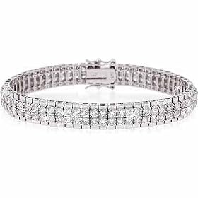 Sterling Silver Cubic Zirconia Tennis Bracelet by SilverSpeck.com