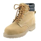 Tan Venturer Suede Leather Work Boots