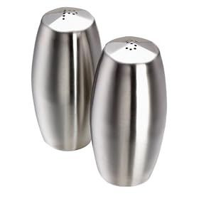 Oneida Astrid Stainless Steel Salt and Pepper Shaker Set