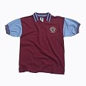 Score Draw Official Retro Aston Villa Mens 1981 Shirt