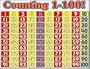 COUNTING 1-100 MATH WALL CHART