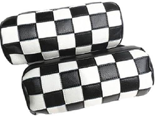 BMW MINI neck pad set of 2 seat pillows (check)