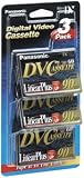 PANASONIC DVM-60EJ/3P Mini Digital Videocassette 3 Pack (PANASONIC DVM60EJ3P)