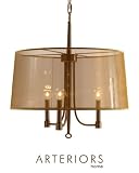 Arteriors 89608 Cherish Vintage Brass Chandelier, Antique Brass