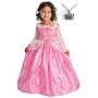 Sleeping Beauty Dress with Wondercharms Necklace - MEDIUM (3-5)