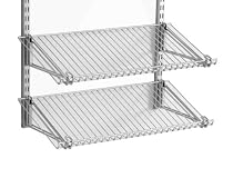 Rubbermaid 3H94 Configurations Shoe Shelves, Titanium