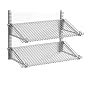 Rubbermaid 3H94 Configurations Shoe Shelves, Titanium