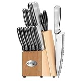Ginsu 04826 14-Piece Stainless Steel Knife Block Set