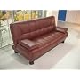 ONE NEW CONTEMPORARY FUTON SOFA BED, #3510, BROWN