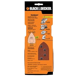Black and Decker 74-674 Finishing Detail Sandpaper, 5 Piece by Black & Decker