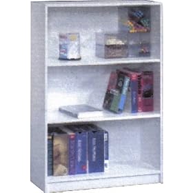 Sauder #140753 White 3 Shelf Library
