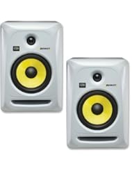 Musical Instruments: KRK RP6G3W-NA Rokit 6 Generation 3 Powered Studio Monitor - White - Pair - KRK