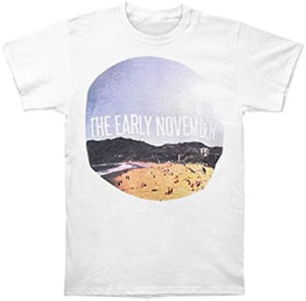 Early November Men's Beach T-shirt Large White