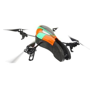 Parrot AR.Drone Quadricopter Controlled by iPod touch iPhone iPad and Android Devices (Orange/Green)