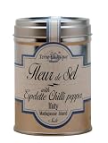 Terre Exotique Kerex Fleur de Sel from Madagascar with Chili chillies Espelette chili pepper 3.2 oz