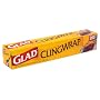 Glad Cling Plastic Wrap, 200-Foot Rolls, Case of 12 (2400 Feet)