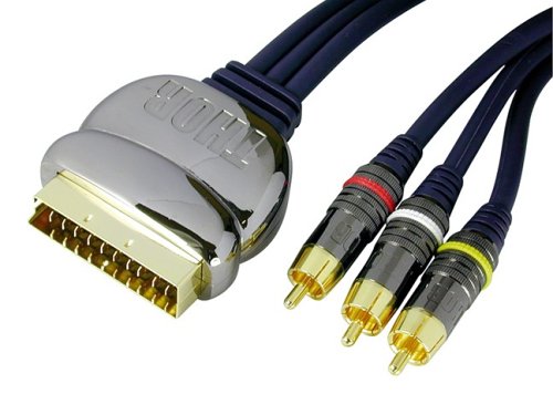 THOR Videokabel (3 Cinchstecker / Scartstecker, 1,5 m) Preisvergleich