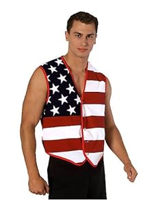 Rubie's Costume Men's Stars and Stripes Vest, Multi-Colored, One Size