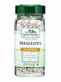 The Spice Hunter Shallots, Freeze-Dried, Chopped, 0.3-Ounce Jars (Pack of 4)