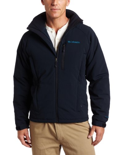 Columbia Mens Single Track II Softshell, Abyss, Small