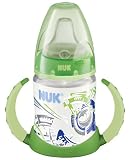 Produkt-Bild: NUK 10215106 First Choice Trinklern-Flasche aus PP 150 ml, mit Soft-Trinkt&uuml;lle aus Silikon ab 6 Monate, BPA frei, gr&uuml;n