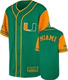 Miami Hurricanes Youth Green Rally Baseball Jersey
