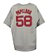 Jonathan Papelbon Boston Red Sox Road Jersey Name & Number Grey T-Shirt