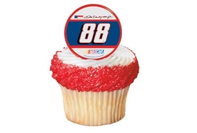 12 ~ NASCAR Dale Earnhardt Jr #88 Ring ~ Designer Cake/Cupcake Topper ~ New!!!!!