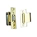 Baldwin 0432.030 Extra Heavy Duty Roller Latch with T-Strike, Polished Brass - Lacquered