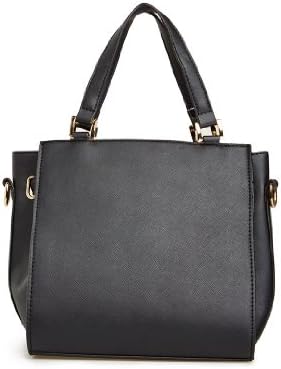 DAILYLOOK Women's, DAILYLOOK Corningstone Vegan Leather Satchel, black
