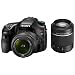 Sony SLT-A65VY SLR-Digitalkamera (24,3 Megapixel, Live View, Full-HD Video) inkl. 18-55mm und 55-200mm Objektiven schwarz