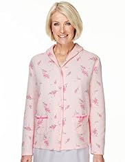 Floral Quilted Bed Jacket
