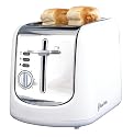 Russell Hobbs 13979 Ethos 2 Slice Compact Toaster in White and Chrome