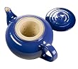 Le Creuset Stoneware 22-Ounce Teapot with Infuser, Cobalt