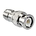 uxcell BNC Male to TNC Female Jack M/F Straight Type Adapter Connector Silver Tone