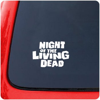 Night of the Living Dead Text Decal Sticker Movie Halloween Romero