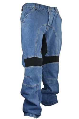 Xelement Mens Classic Fit Denim Motorcycle Racing Pants