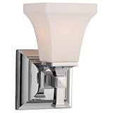 Sea Gull 44705-05 Melody 1-Light Chrome Sconce